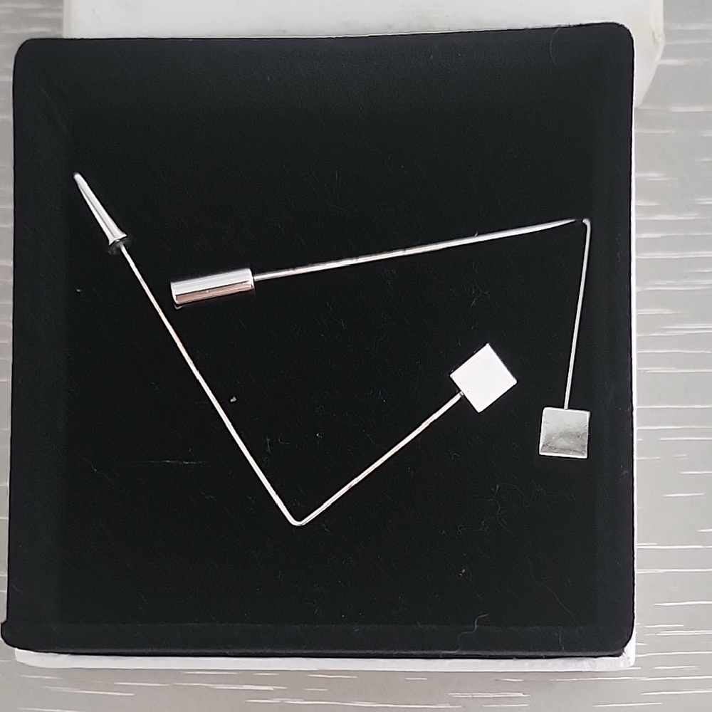 Balenciaga Silver Earrings